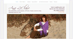 Desktop Screenshot of anneleclaire.com